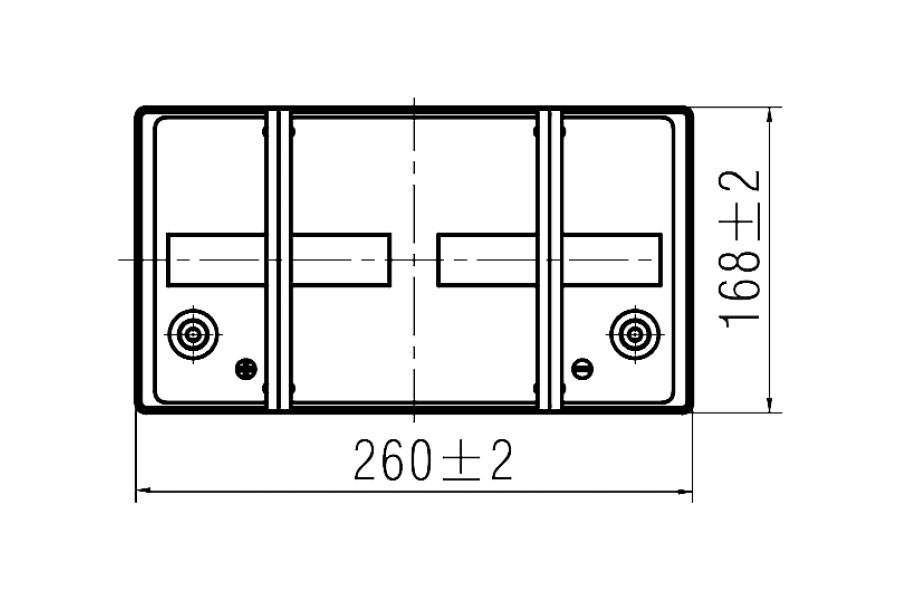 Тяговый аккумулятор WBR Marine MBС 12-90