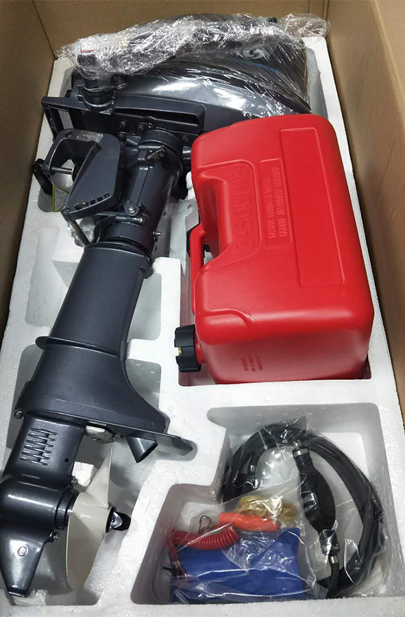Лодочный мотор ALLFA CG T5 + топливный бак на 12 л