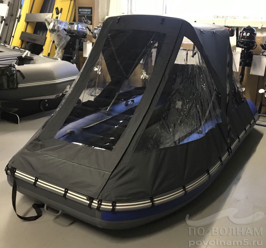 Тент трансформер на лодку длиной 300-320