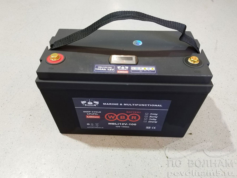 Тяговый аккумулятор WBR Marine MBLI12.8-100
