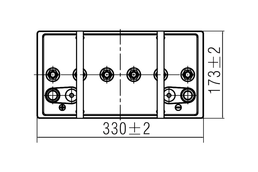 Тяговый аккумулятор WBR Marine MBС 12-115-2