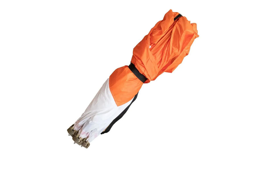 Палатка куб Следопыт 1.5х1.5 м, Oxford 210D PU 1000, S по полу 2.2 кв.м., оранжевый/синий 