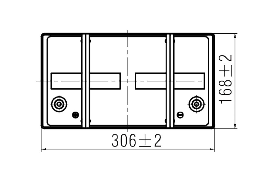 Тяговый аккумулятор WBR Marine MBС 12-105