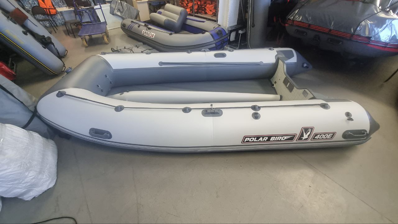 Лодка Polar Bird 400E NEW (Eagle)(«Орлан»)(Пайолы и ТРАНЕЦ из стеклокомпозита)