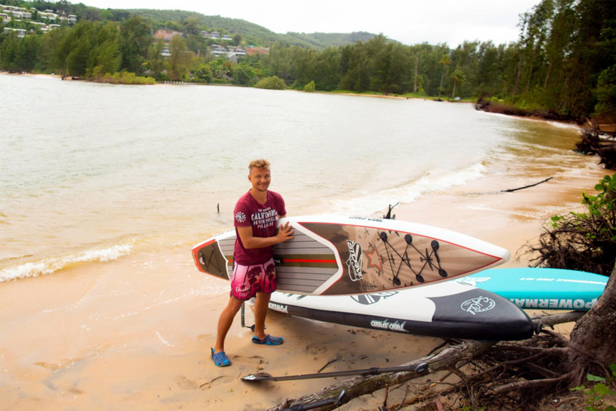 Надувная доска для sup-бординга Stormline Power Max PRO 12.6