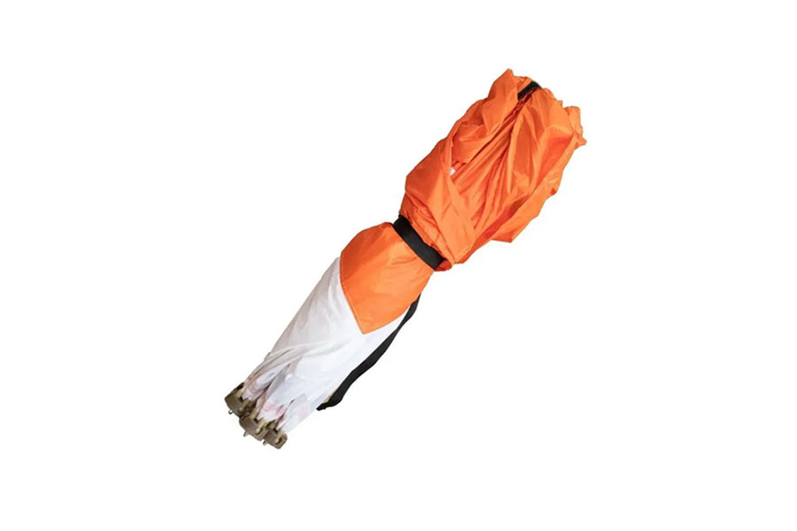 Палатка куб Следопыт 1.8х1.8 м, Oxford 240D PU 1000, S по полу 3.2 кв.м., оранжевый/синий