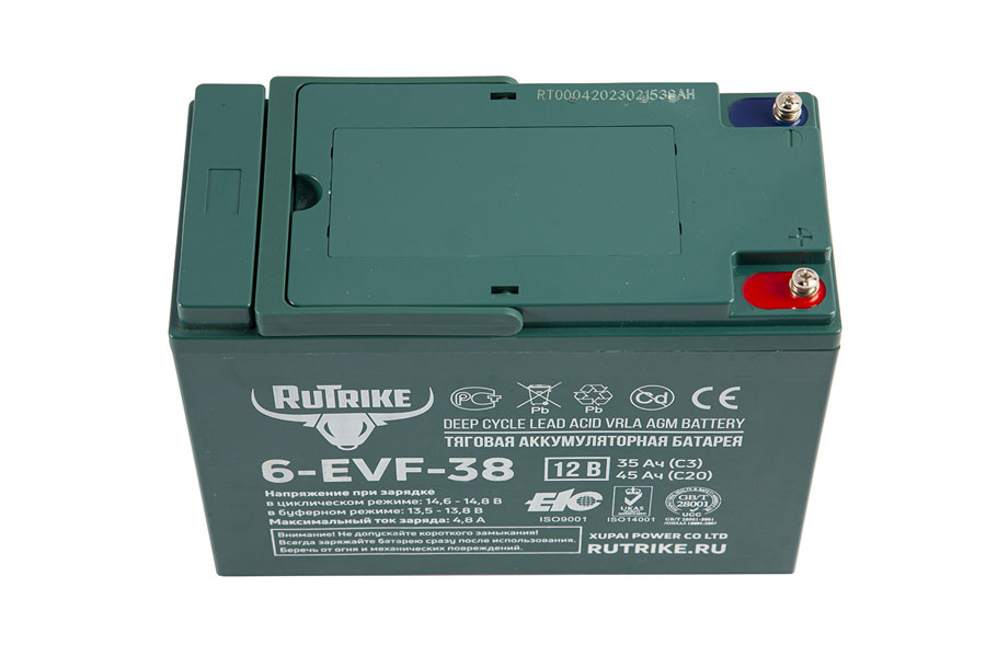 Тяговый аккумулятор RuTrike 6-EVF-38