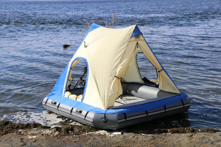 Надувной плот-палатка Polar bird Raft 260+стеклокомпозит