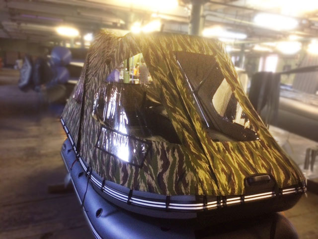 Тент трансформер на лодку длиной 300-320