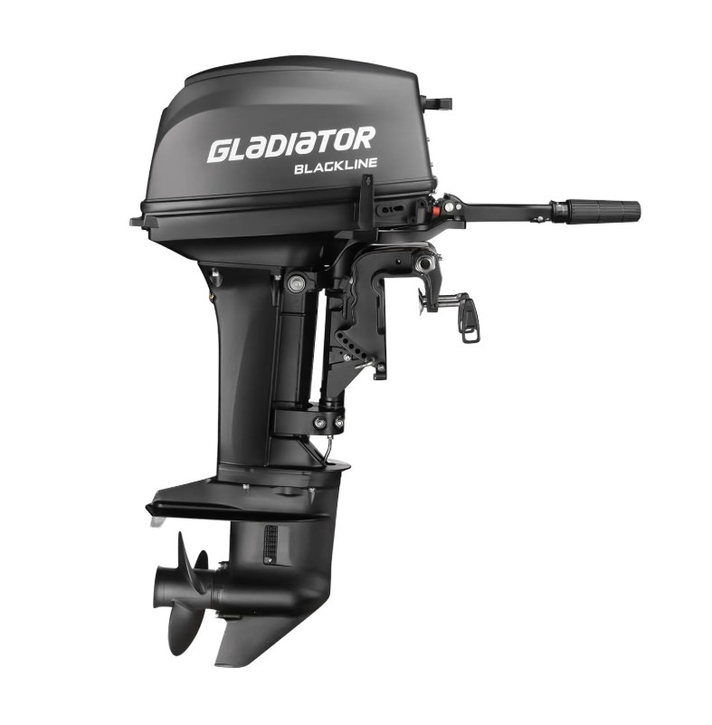 Лодочный мотор Gladiator G9.9 PRO FHS BLACKLINE