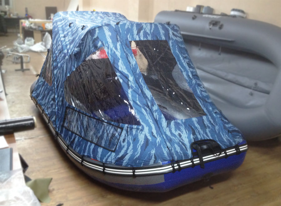 Тент трансформер на лодку длиной 300-320