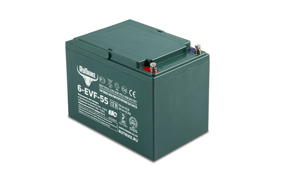 Тяговый аккумулятор RuTrike 6-EVF-55