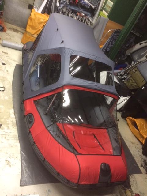 Тент ходовой комбинированный на лодку длиной 370-400 см