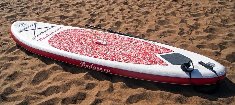 Надувная доска для sup-бординга Badger 10.6 КАМО