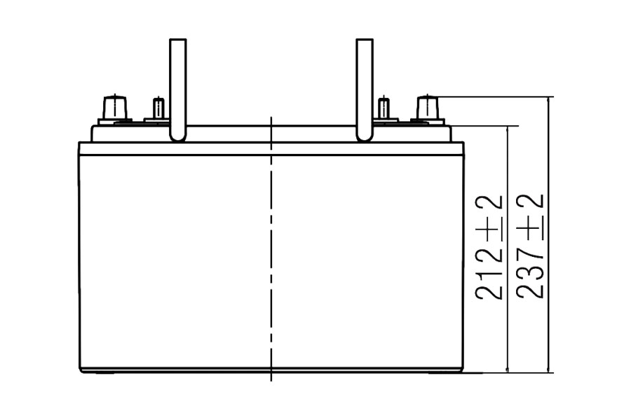 Тяговый аккумулятор WBR Marine MBС 12-115-2