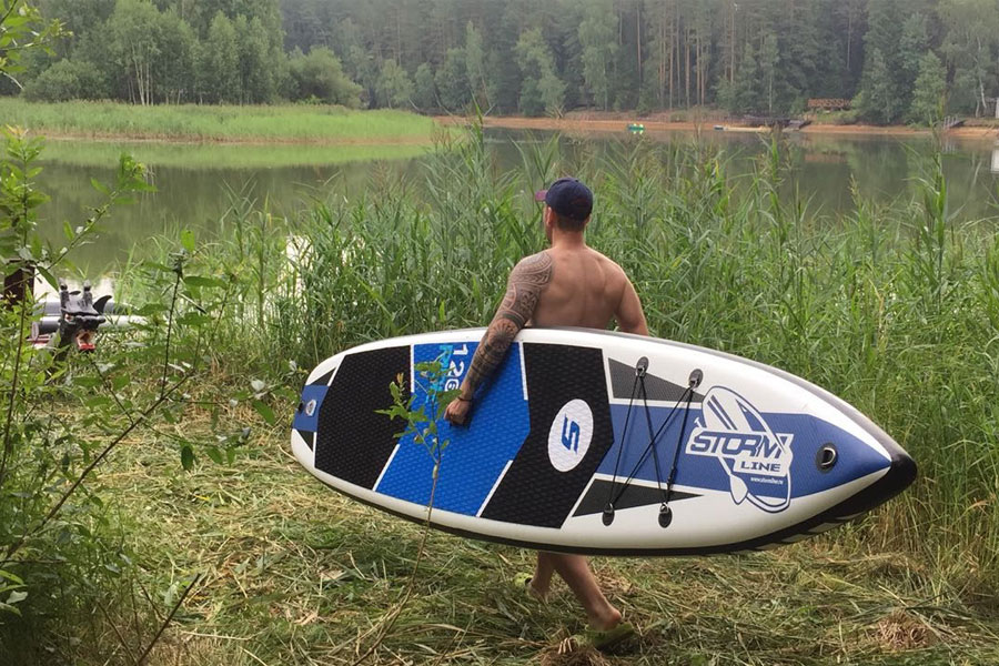 Надувная доска для sup-бординга Stormline Premium 12.6
