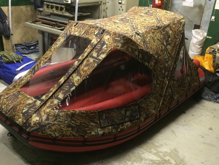 Тент трансформер на лодку длиной 300-320