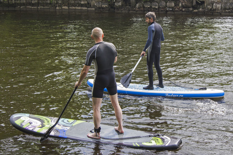 Надувная доска для sup-бординга Badger 10.6 КАМО