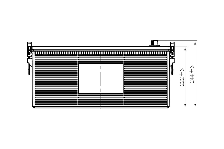 Тяговый аккумулятор WBR Marine MBС 12-200-2