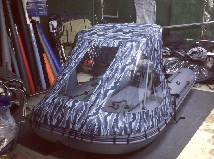 Тент трансформер на лодку длиной 300-320