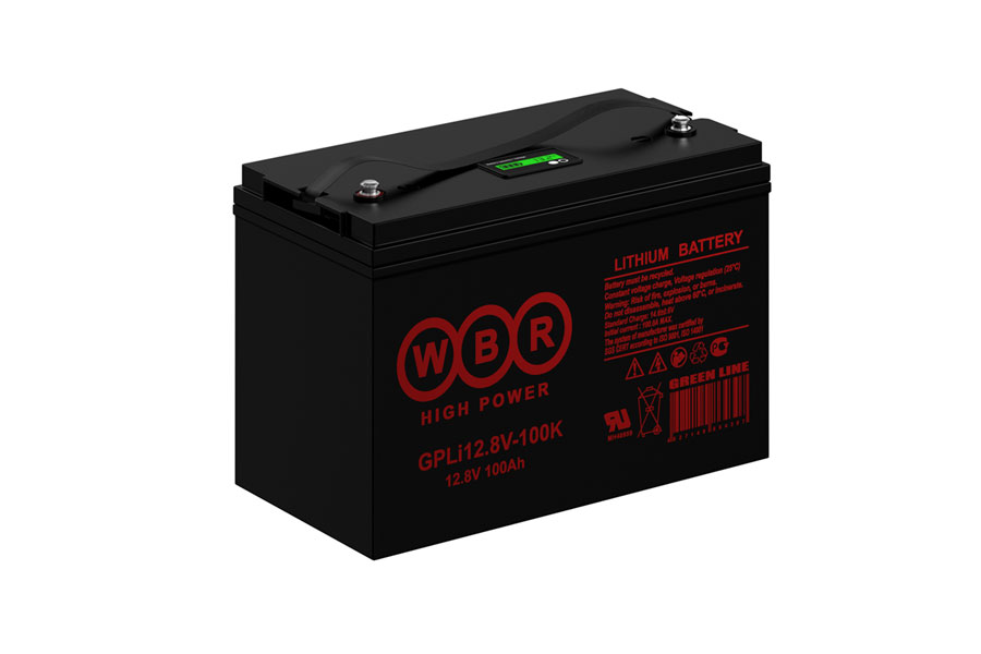 Тяговый аккумулятор WBR GPLi12.8V-100K