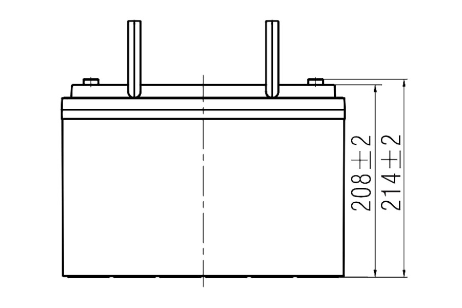 Тяговый аккумулятор WBR Marine MBС 12-90