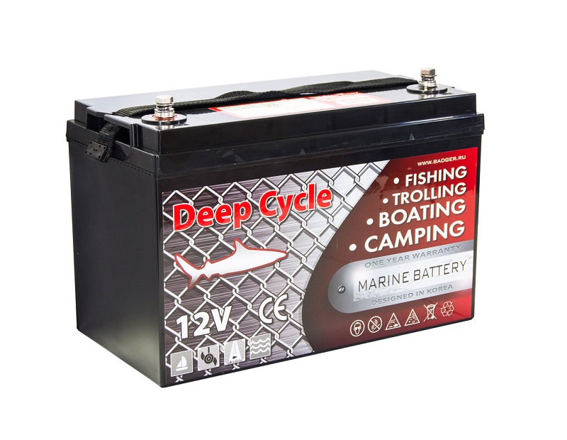 Тяговый аккумулятор Deep Cycle AGM 100Ah 12V