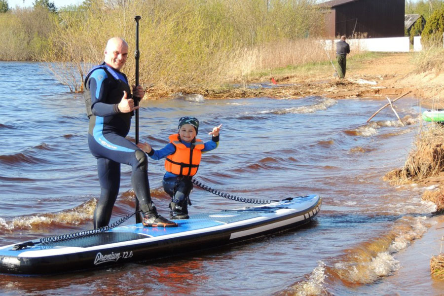 Надувная доска для sup-бординга Stormline Premium 12.6