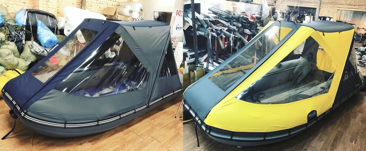 Тент трансформер на лодку длиной 300-320