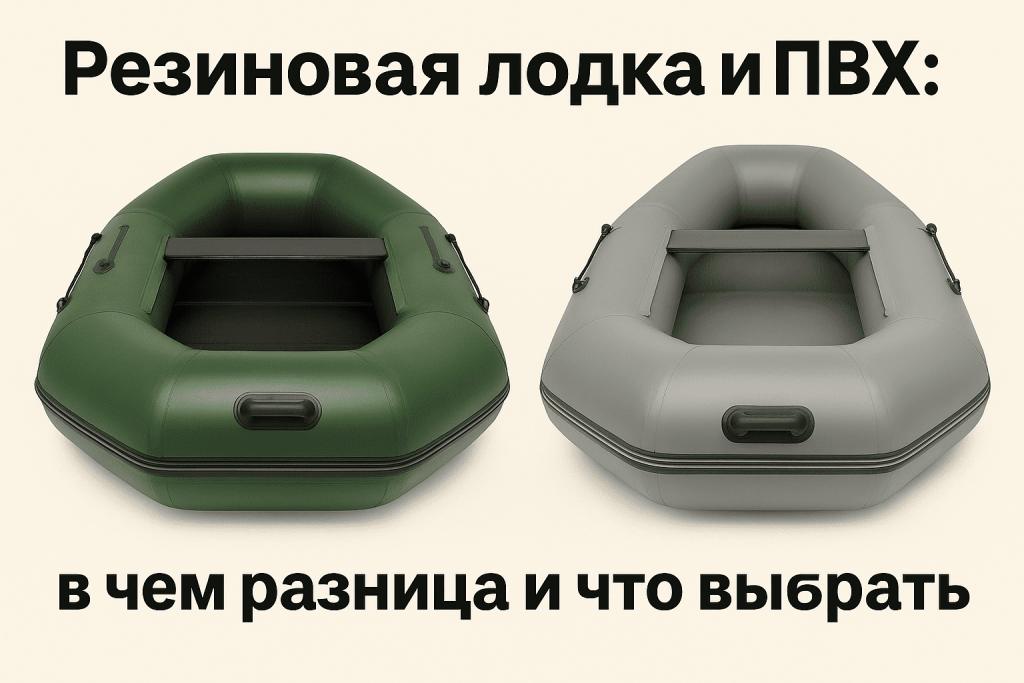 выбрать лодку пвх или рехиновую 