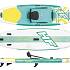 Надувная доска для sup-бординга Hydro Force 11.2 Windsurf без паруса